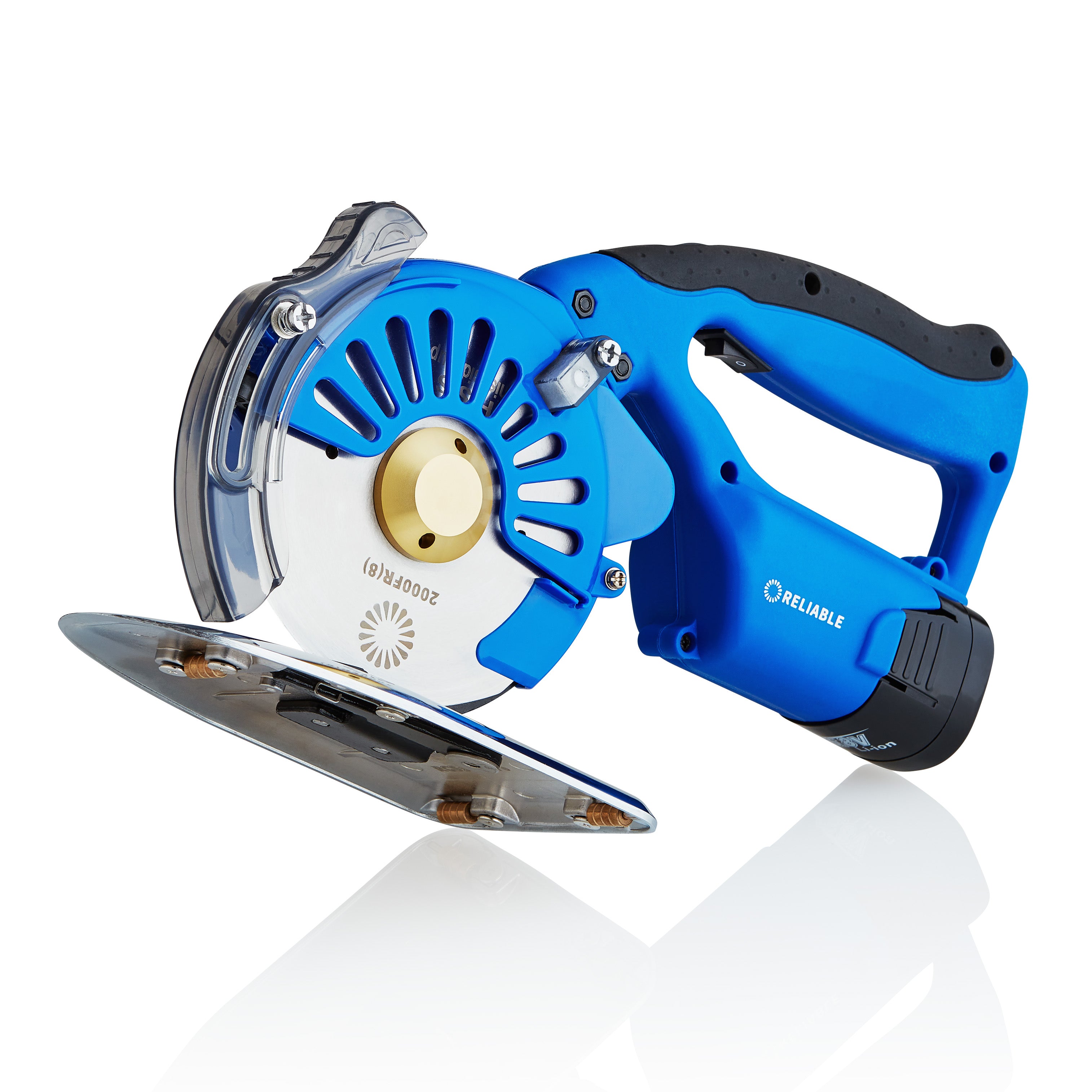 Extra thin and lightweight aluminum base plate on Cloth Cutting Machine allows for precise and smooth cutting.