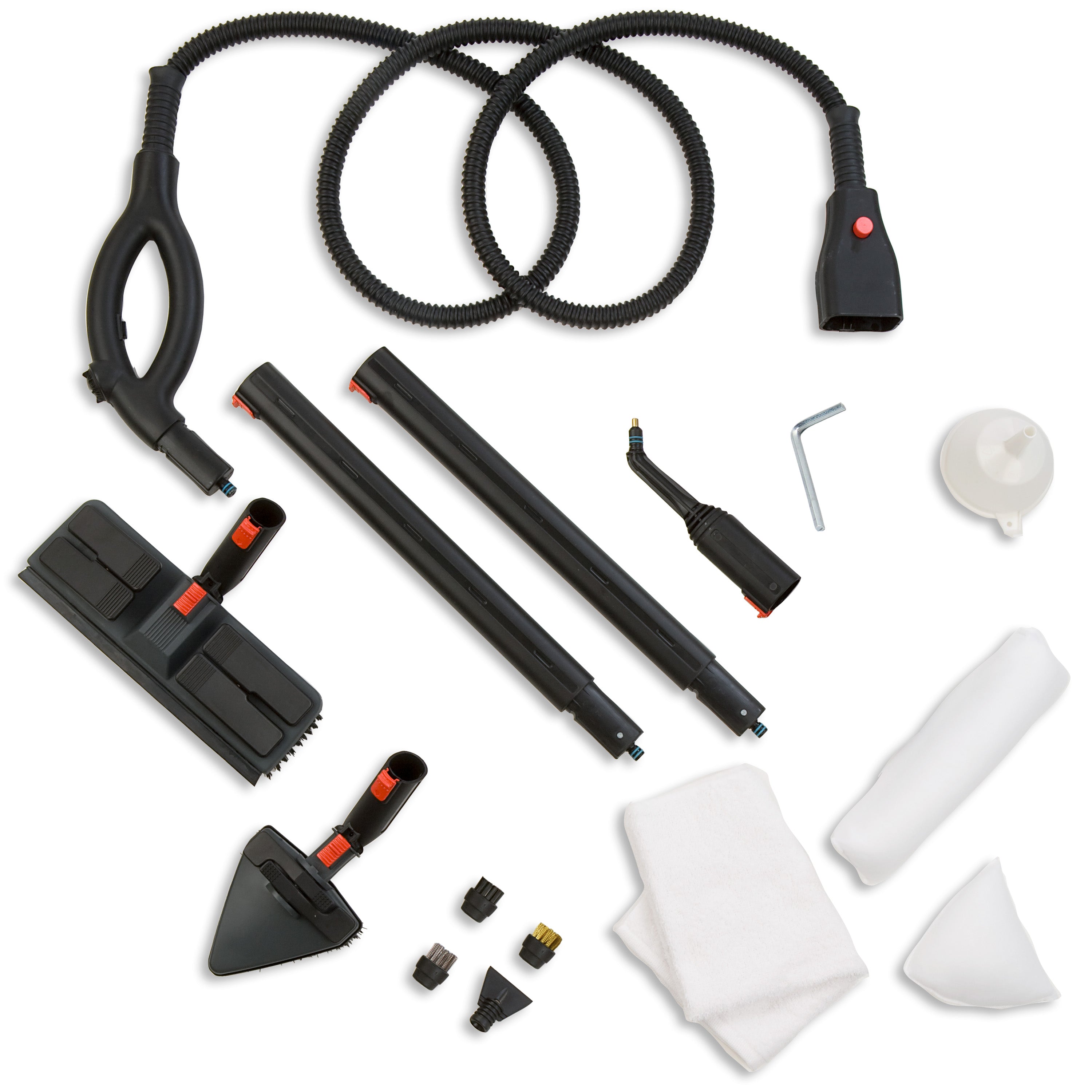 Brio Pro 6 Bar Steam Cleaner with Continuous Steam & 15 Piece Accessory Kit, Commercial - reliablecorporation.com