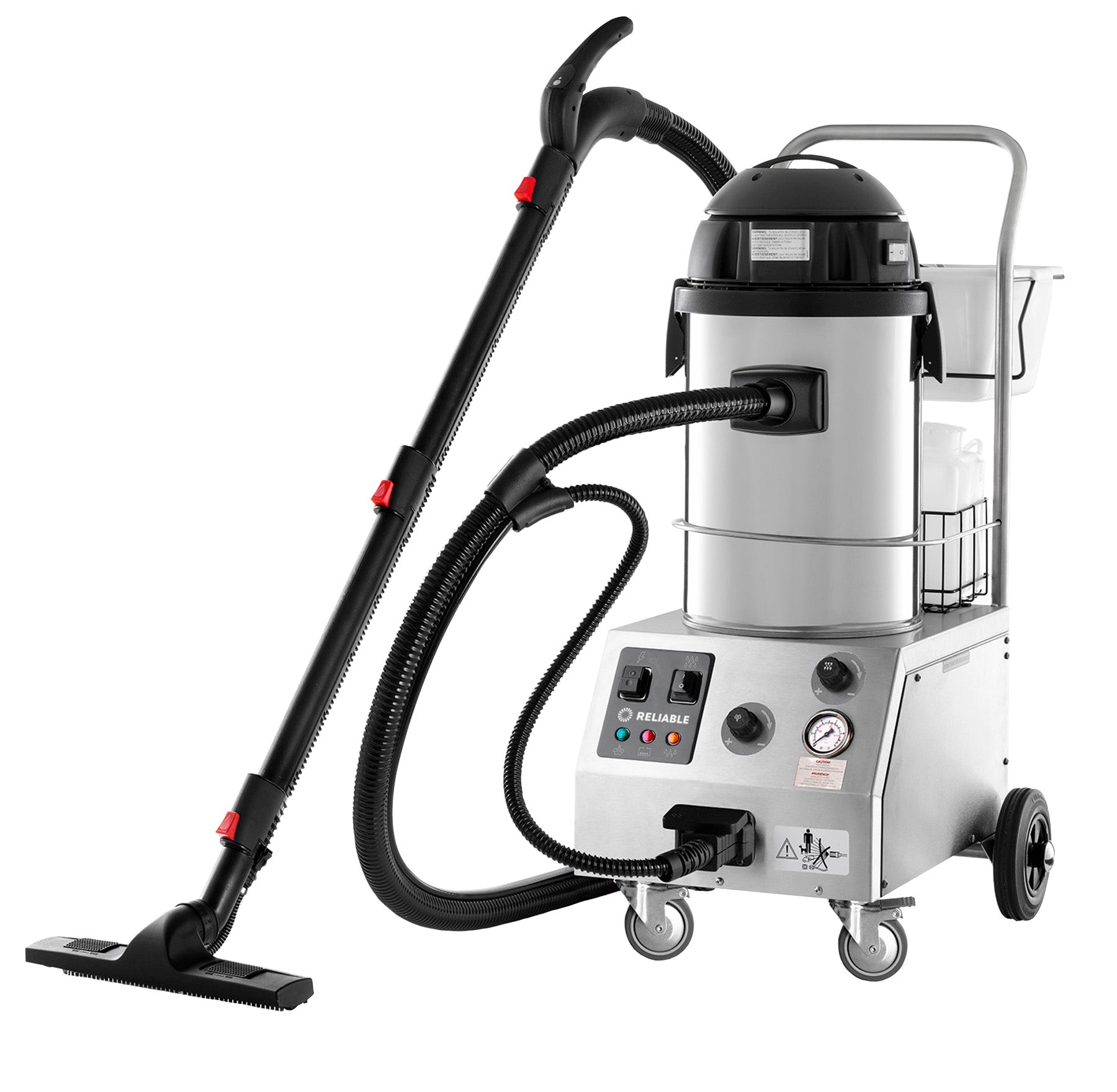 Tandem Pro Commercial Steam Cleaning System with Vacuum - reliablecorporation.com