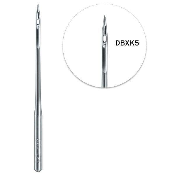 GROZ-BECKERT Needle in CKPSMS Clear Plastic Box - 100PCS Groz Beckert DBXK5 SAN1 GEBEDUR Titanium Coated Industrial Embroidery Machine Needles (Size 80/12 GROZ-BECKERT Needle in CKPSMS Clear Plastic Box - 100PCS Groz Beckert DBXK5 SAN1 GEBEDUR Titanium Coated Industrial Embroidery Machine Needles (Size 80/12