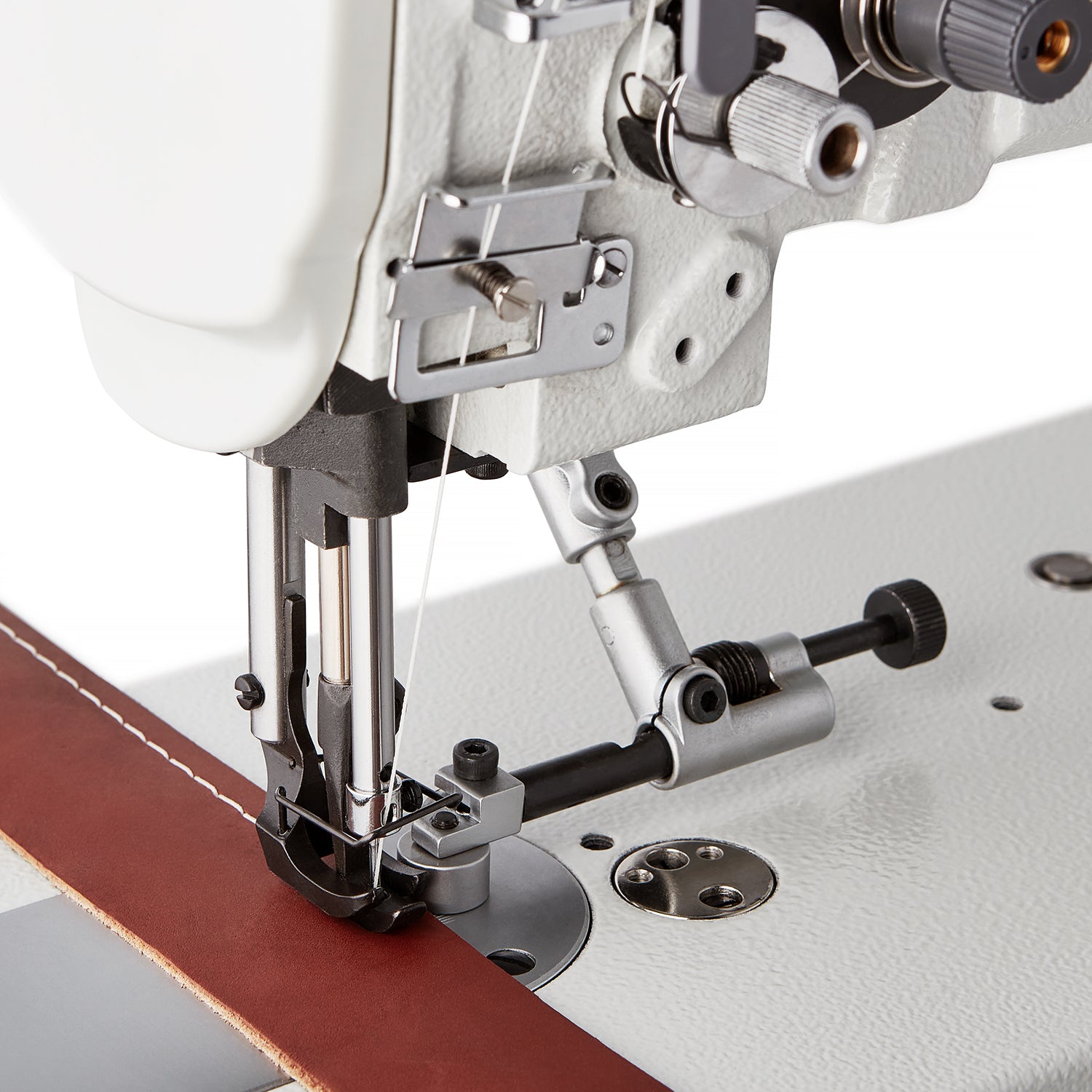 Lockstitch Walking Foot Sewing Machine with Direct Drive, Index Stitching  and Foot Height Adjuster