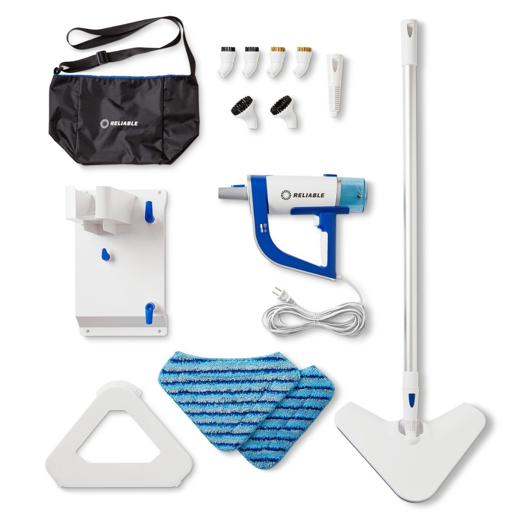 300CS Portable Steam Cleaner - complete accessory kit