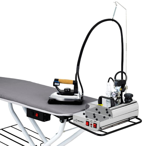 THE BOARD 500VB VACUUM & UP-AIR PRESSING TABLE - ERGONOMIC IRON REST