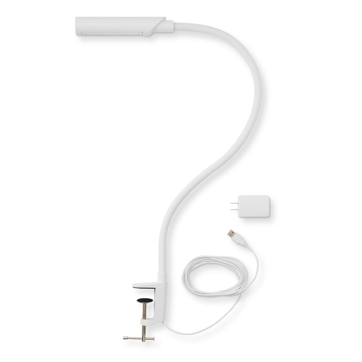 UberLight Flex Led Task Light, USB with Clamp, White ...
