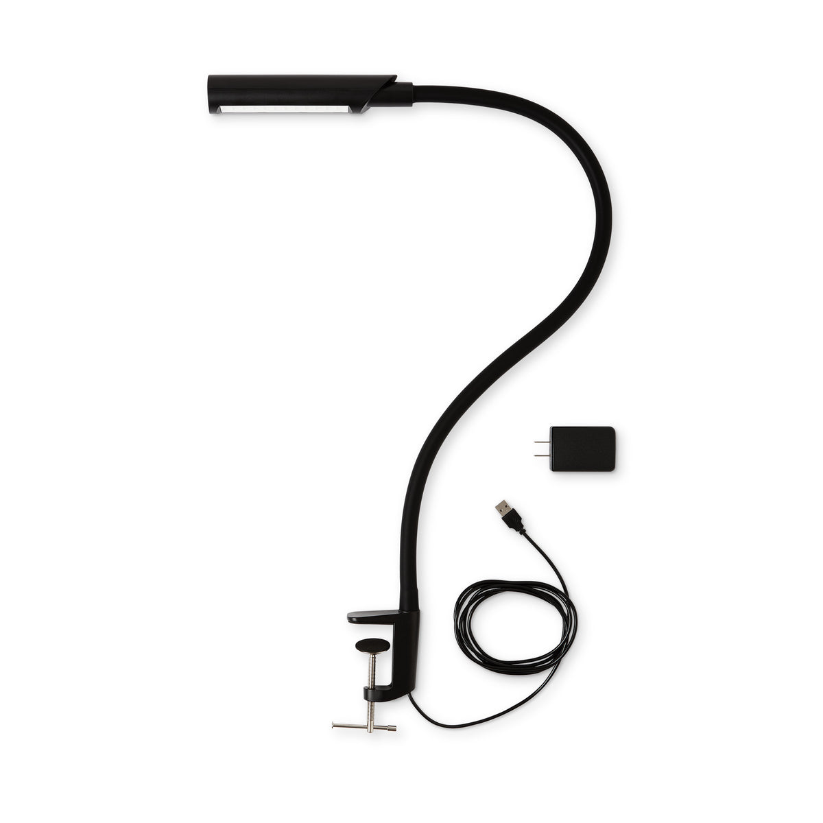 UberLight™ Flex Led Task Light, USB with Clamp, Black ...